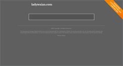 Desktop Screenshot of ladytexian.com